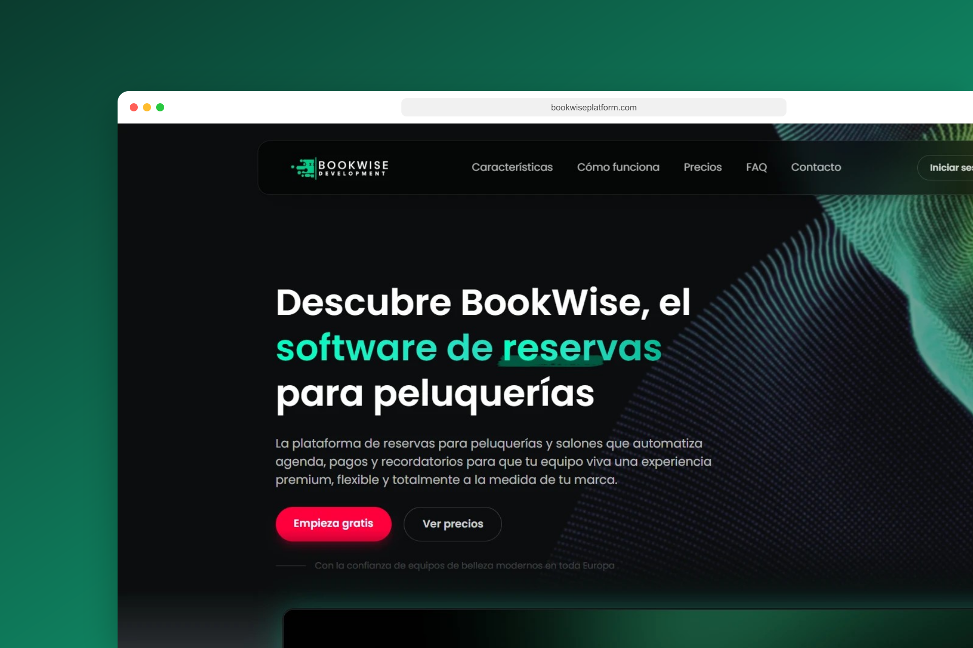 Bookwise: SaaS de reservas online para peluquerías y barberías.