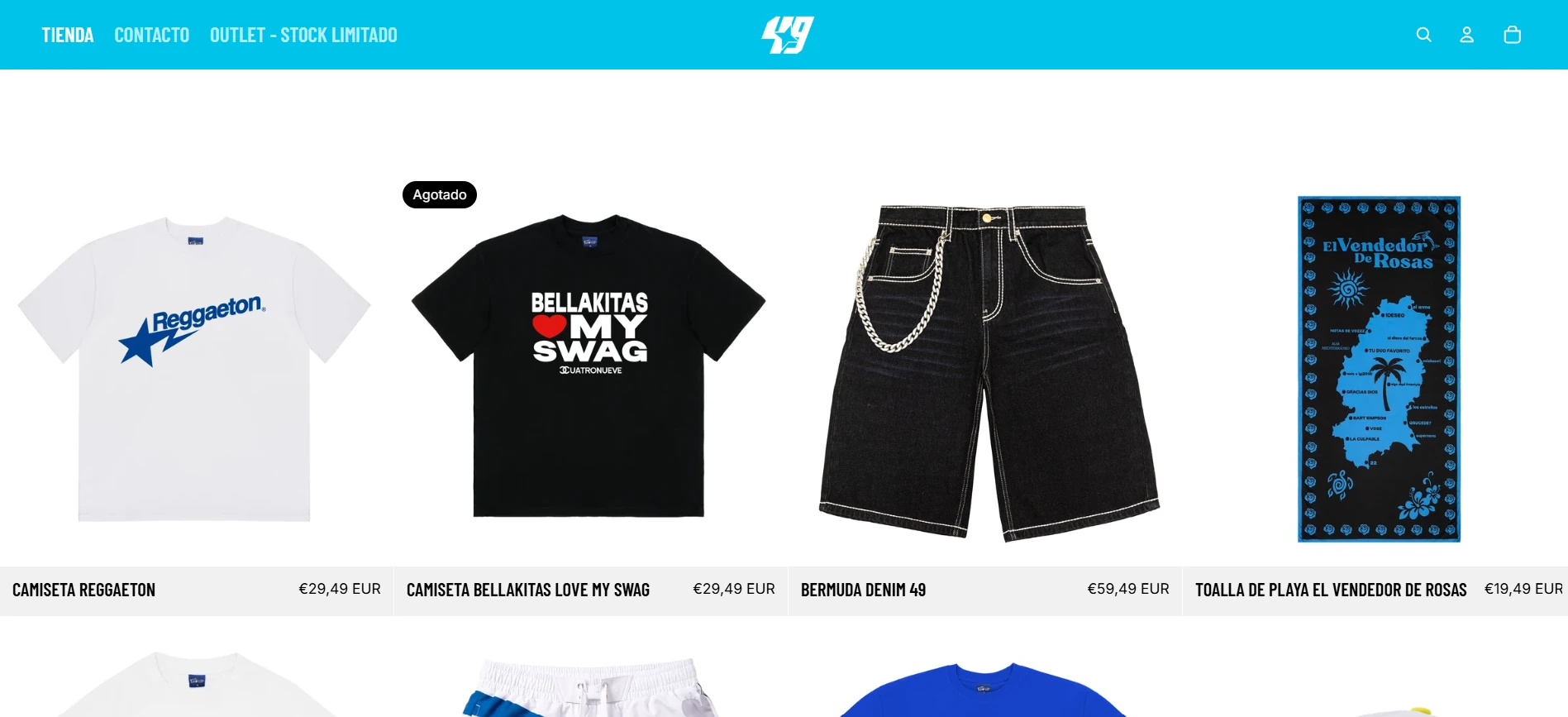 Tienda online de Cuatronueve49